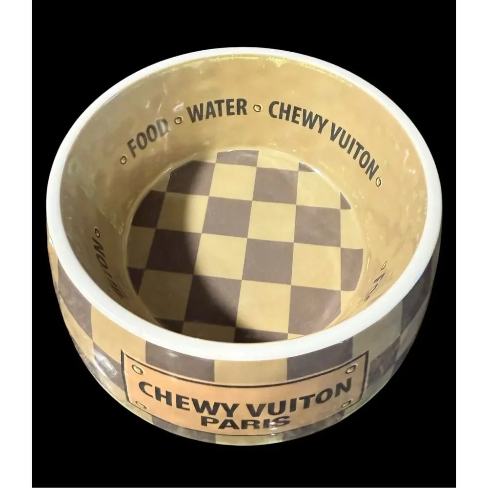 Chewy Vuitton Medium Bowl